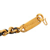 Chanel Gold Plated Leather Woven Chain Medallion Belt Secondhand