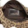 Fendi Zucchino Canvas Oyster Shoulder Bag Secondhand