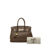 Hermès Clemence Birkin Retourne 30 Secondhand