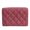 Chanel Quilted Caviar Boy Flap Compact Wallet Secondhand
