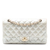 Chanel Medium Classic Iridescent Lambskin Double Flap Secondhand