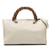 Gucci Medium Calfskin Bamboo Shopper Satchel Secondhand