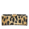 Balenciaga Calfskin Leopard Print Hourglass Top Handle Bag XS Secondhand