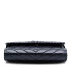 Chanel CC Chevron Lambskin Studded Wallet On Chain Secondhand