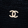 Chanel CC Cotton Tweed Drawstring Shopping Tote Secondhand
