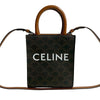 Celine Mini Triomphe Coated Canvas Vertical Cabas Satchel Secondhand