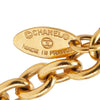 Secondhand Chanel Gold Plated Quilted CC Pendant Necklace