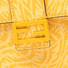 Fendi Sarah Coleman Small Glazed Fabric FF Vertigo Convertible Baguette Pouch Secondhand