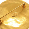 Chanel CC Gold Plated Medallion Pin Brooch Secondhand