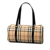 Burberry House Check Canvas Barrel Handbag Secondhand