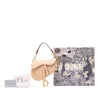 Dior Mini Grained Calfskin Saddle Bag Secondhand