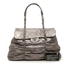 Chanel Quilted Metallic Lambskin Sharpei Flap Secondhand