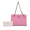 Versace Quilted Leather Virtus Tote Secondhand