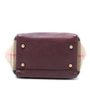 Burberry Small Leather and House Check Canvas Canterbury Tote Secondhand