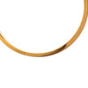 Hermès Gold Plated Epsom Kelly Cadena Lock Bangle Bracelet Secondhand