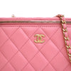 Chanel Small Quilted Lambskin Pearl Crush Vanity Case with Chain Secondhand