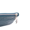 Chanel CC Quilted Lambskin Multi Zip Clutch Secondhand
