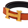 Hermès Box Calf Constance H Reversible Belt Secondhand