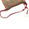 Burberry Haymarket Check Canvas Shoulder Bag Secondhand