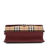 Burberry Small Leather and House Check Canvas Derby Macken Crossbody Secondhand