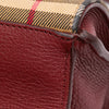 Burberry Small Leather and House Check Canvas Derby Macken Crossbody Secondhand