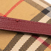 Burberry Small Leather and House Check Canvas Derby Macken Crossbody Secondhand