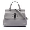 Gucci Small Calfskin Bamboo Daily Satchel Secondhand