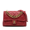 Chanel Small Quilted Lambskin Chain Link Flap Secondhand