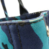 Prada Small Canvas Canapa Logo Camouflage Satchel Secondhand