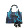 Prada Small Canvas Canapa Logo Camouflage Tote Secondhand