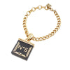 Chanel Gold Plated Resin No 5 Charm Bracelet Secondhand