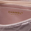 Chanel Mini Square Classic Metallic Lambskin Single Flap Secondhand