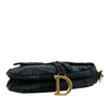 Dior Camouflage Embroidered Canvas Saddle Bag Secondhand