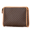 Celine Macadam Coated Canvas Clutch Secondhand