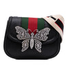 Gucci Small Leather Linea Totem Crystal Butterfly Crossbody Secondhand