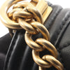 Chanel Small Quilted Lambskin Boy Messenger Bag Secondhand