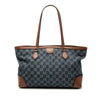 Gucci Medium GG Denim Ophidia Tote Secondhand