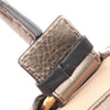 Chloé Canvas Metallic Logo Boston Bag Secondhand