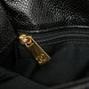 Chanel CC Caviar Wood Top Handle Tote Secondhand