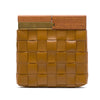 Bottega Veneta Lambskin Maxi Intrecciato The Snap Clutch Secondhand