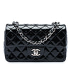 Chanel Mini Rectangular Classic Patent Single Flap Secondhand