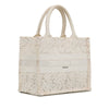 Dior Small D-Lace Embroidery Book Tote Secondhand