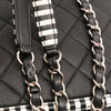 Chanel Small Caviar Striped CC Filigree Vanity Case Secondhand