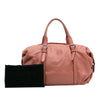 LOEWE Embossed Leather Anagram Boston Bag Secondhand