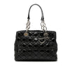 Dior Small Patent Cannage Soft Zipped Shopping Tote Secondhand