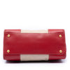 Prada Saffiano Trimmed Canvas Canapa Satchel Secondhand