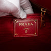 Prada Saffiano Trimmed Canvas Canapa Satchel Secondhand