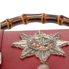 Gucci Leather Bamboo Convertible Top Handle Bag Secondhand