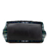 Secondhand Balenciaga Plaid Wool Navy Cabas S