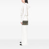 Saint Laurent Suede and Calfskin Monogram Cassandra Clasp Bag Secondhand